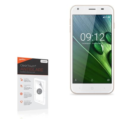 BoxWave Screen Protector Compatible with Acer Liquid Z6 - ClearTouch Anti-Glare (2-Pack), Anti-Fingerprint Matte Film Skin