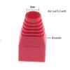 Gimax 100PCS/lot Network Cable Connector Plugs RJ45 Cat5 CAT6 Cover Cap Socket Boots Cap Head - (Color: dark grey) view 3