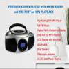 HANNLOMAX HX-315CD Portable CD/MP3 Boombox, AM/FM Radio, Digital Radio Frequency, Bluetooth, USB Port for MP3 Playback, LCD Display, Aux-in, AC/DC Power Source (Black) view 2