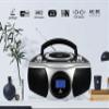 HANNLOMAX HX-315CD Portable CD/MP3 Boombox, AM/FM Radio, Digital Radio Frequency, Bluetooth, USB Port for MP3 Playback, LCD Display, Aux-in, AC/DC Power Source (Black) view 3