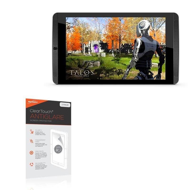 BoxWave Screen Protector Compatible with Nvidia Shield Tablet X1 - ClearTouch Anti-Glare (2-Pack), Anti-Fingerprint Matte Film Skin