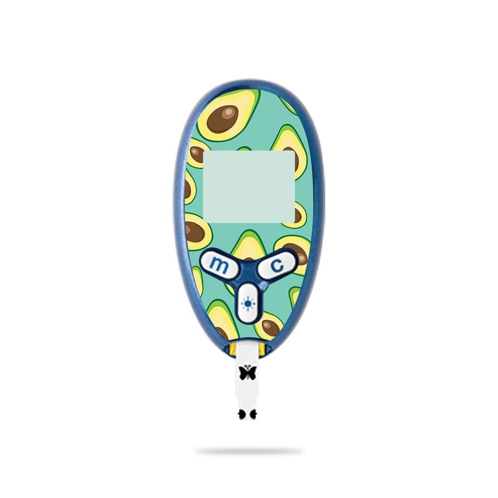 MightySkins Skin Compatible with Abbott Freestyle Lite - Seafoam Avocados | Protective, Durable, and Unique Vinyl Decal wrap Cover | Easy to Apply, Remove, and Change Styles | Made in The USA