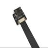 Soft Flat Slim Thin Standard HDMI FFC FPV HDMI Cable Standard HDMI Female Receptacle Plug to Standard HDMI Male 90 Degree Male for Raspberry Gimbal rig Aerial Shooting FPV Black (80CM) view 4