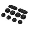 10Pcs Universal Desktop Cable Holder, Cord Organizer Clip for Charging Cables USB Cables Audio Cables Network Cables, etc view 1