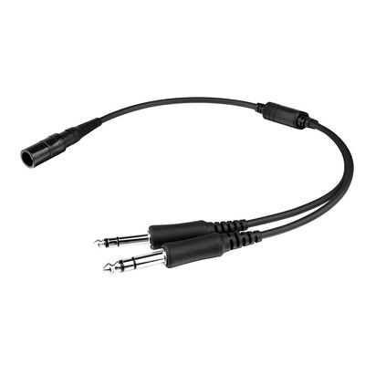 R SPIDER WIRELESS Aviation Headset to General Aircraft (GA) Adapter for Bose A20 Lemo 6Pin