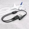 R SPIDER WIRELESS Aviation Headset to General Aircraft (GA) Adapter for Bose A20 Lemo 6Pin view 2