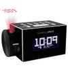 HANNLOMAX HX-108CR PLL FM Radio, White LCD Display Digital Clock, Time Projection, Bluetooth, Single Alarm, Aluminium Casing, USB Port for 1A Charging, Aux-in, AC Power Operation only. view 2
