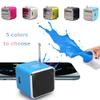 Yoidesu TD-V26 Portable Mini Speaker Music Player FM Radio Battery Powered Mini Digital Display Screen Speaker Music Player for Computer&Cell Phone Support TF Card and U Disk (Blue) view 2