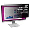 3M High Clarity Privacy Filter for 20" Widescreen Monitor (HC200W9B) view 1