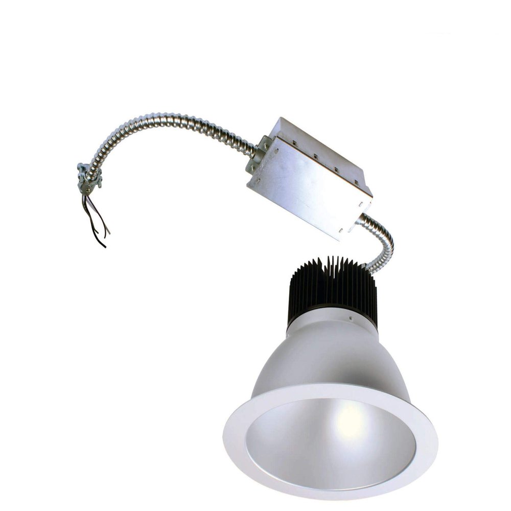 TDH Lighting 8 Inch 0-10v Dimmable Commercial Recessed Downlight Retrofit Kit with Haze Clear Reflector. (3000K, 15 Watts)