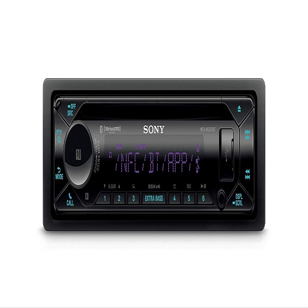 Sony MEX-N5300BT Car Stereo Single Din Radio with Bluetooth, CD Player, USB/AUX