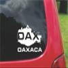 2 (PCS) Oaxaca Mexico Outline Map Stickers Decals (5"x8") view 1