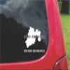 2 (PCS) Estado De Mexico Mexico Outline Map Stickers Decals (5.5"x5.5") view 1