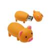 16GB Pig Shape USB 2.0 Flash Drive Pen Drive Keychain Thumb Drive Memory Stick USB Stick USB Drive (Orange) view 1