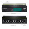 TRENDnet 8-Port Gigabit PoE+ Switch, 123 W PoE Power Budget, 16 Gbps Switching Capacity, Metal housing, TPE-TG80G, V3.0R (Renewed) view 2