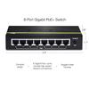 TRENDnet 8-Port Gigabit PoE+ Switch, 123 W PoE Power Budget, 16 Gbps Switching Capacity, Metal housing, TPE-TG80G, V3.0R (Renewed) view 3