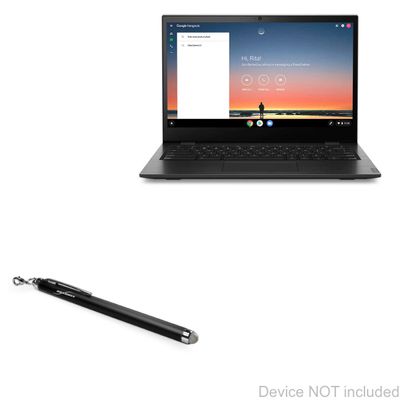 BoxWave Stylus Pen Compatible with Lenovo 14e Chromebook with Touchscreen (14 in) - EverTouch Capacitive Stylus, Fiber Tip Capacitive Stylus Pen - Jet Black