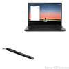 BoxWave Stylus Pen Compatible with Lenovo 14e Chromebook with Touchscreen (14 in) - EverTouch Capacitive Stylus, Fiber Tip Capacitive Stylus Pen - Jet Black view 1