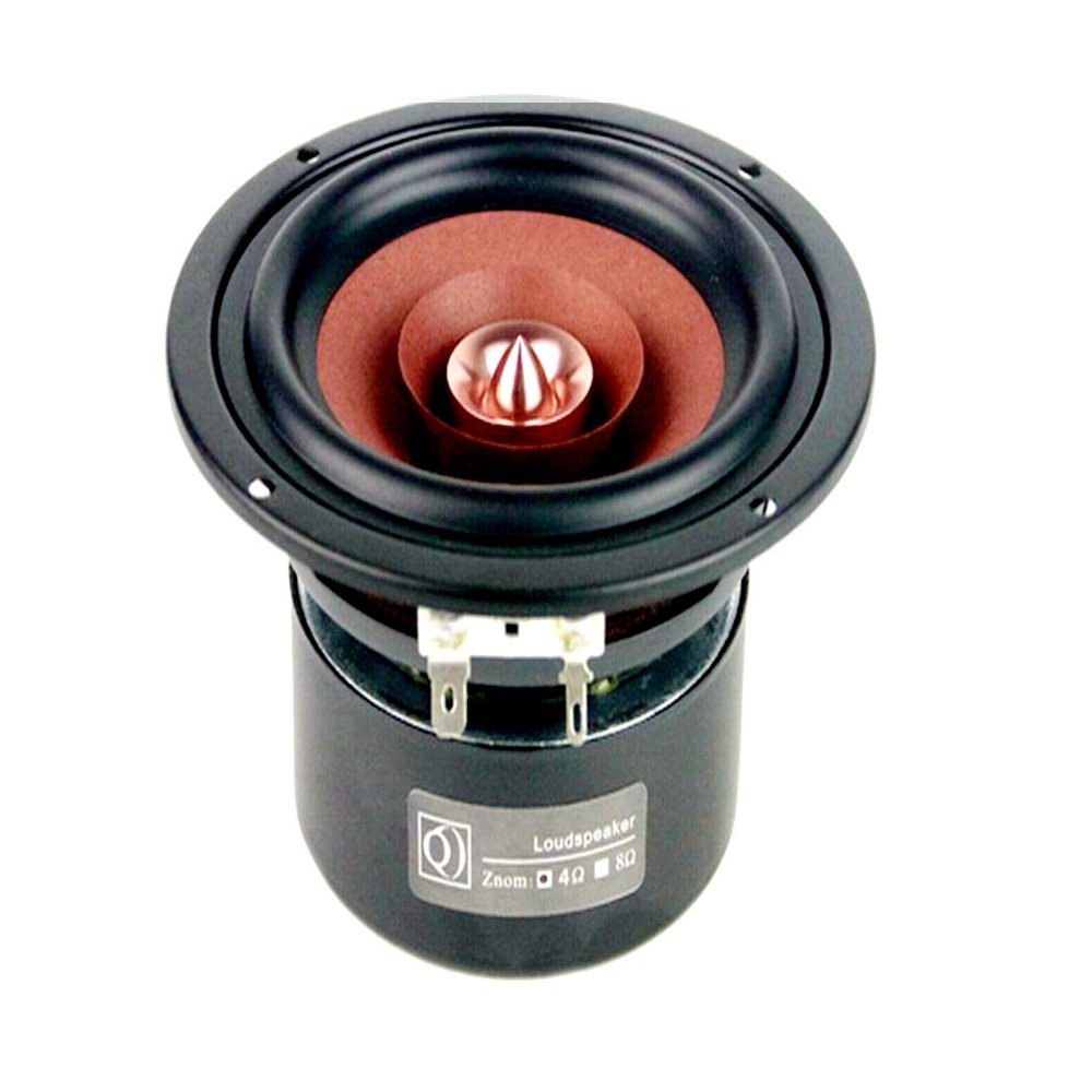 Jolooyo 4" Inch 25W 8 HiFi Full-Range Audio Speaker Vocal Stereo Woofer Loudspeaker