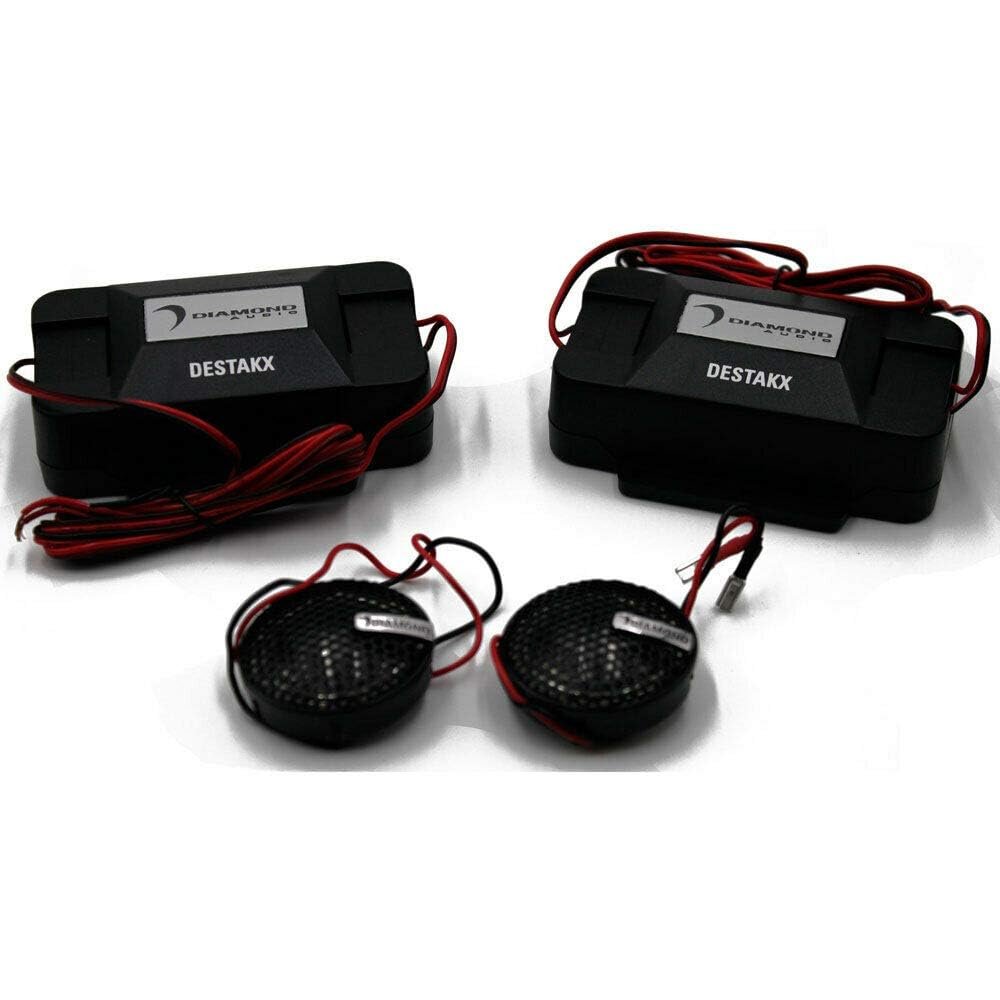 Aluminum Dome Tweeter Kit with Crossover by Diamond Audio