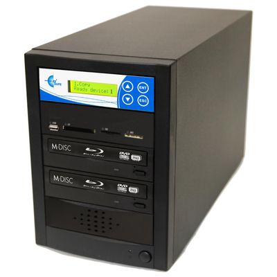 EZ DUPE 1 to 1 Media Mirror Duplicator - Flash (SD/CF/MS/MMC/USB) & Disc (Blu-Ray/DVD/CD) to BD DVD CD Disc Copy Copier Multimedia Backup (M901-SSPBD)