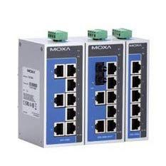 MOXA EDS-208A-M-SC 8 Port Unmanaged Ind Ethernet Switch, 7 x 10/100BaseTX, RJ45, 1 x 100BaseFX, Multimode, SC, IP30 Metal Housing, Class 1, Div. II Rated, -10 to 60 deg. C.