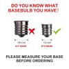 Romasaty 25 Pack Clear Replacement Bulbs, C7 Outdoor String Light Bulbs, C7/E12 Candelabra Base Night Light Bulbs, 5 Watt-Clear view 2