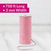 Oasis Supply 16 Ply Heavy Duty Cotton Bakers Twine, 2 mm x 750 Feet Gift Wrapping Twine (Pink) view 4
