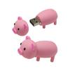 128GB Pig Shape USB 2.0 Flash Drive Pen Drive Keychain Thumb Drive Memory Stick USB Stick USB Drive (Pink) view 1