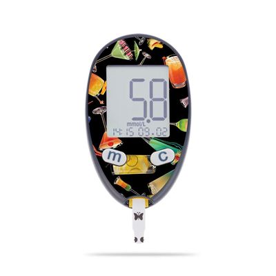 MightySkins Skin Compatible with Abbott Freestyle Freedom Lite - Cocktail Therapy | Protective, Durable, and Unique Vinyl Decal wrap Cover | Easy to Apply, Remove, and Change Styles | Made in The USA