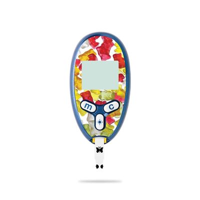 MightySkins Skin Compatible with Abbott Freestyle Lite - Gummy Bears | Protective, Durable, and Unique Vinyl Decal wrap Cover | Easy to Apply, Remove, and Change Styles | Made in The USA