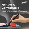 BoxWave Stylus Pen Compatible with Lenovo 300e Chromebook 1st Gen (11.6 in) - EverTouch Capacitive Stylus, Fiber Tip Capacitive Stylus Pen - Jet Black view 4