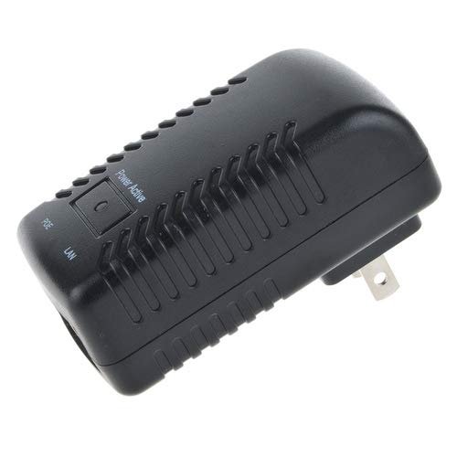 ABLEGRID 48V AC/DC Adapter for Dell PowerConnect/Aruba Networks AP-92 W-AP92 Instant Wireless Access Point AP90 Series IEEE 802.11n 80211n 300 Mbps 802.11ABGN Power Over Ethernet (PoE) DC