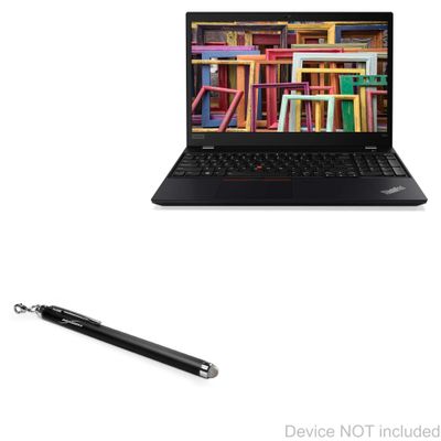 BoxWave Stylus Pen Compatible with Lenovo ThinkPad T590 with Touchscreen (15.6 in) - EverTouch Capacitive Stylus, Fiber Tip Capacitive Stylus Pen - Jet Black