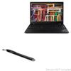 BoxWave Stylus Pen Compatible with Lenovo ThinkPad T590 with Touchscreen (15.6 in) - EverTouch Capacitive Stylus, Fiber Tip Capacitive Stylus Pen - Jet Black view 1