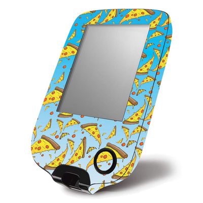MightySkins Skin Compatible with Abbott Freestyle Libre 1 & 2 - Raining Pizza | Protective, Durable, and Unique Vinyl Decal wrap Cover | Easy to Apply, Remove, and Change Styles | Made in The USA