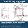 Baggex Store Premium Rugged Backpack Conversion System, Lockable Buckles,Zippered Pockets,Deluxe Padded Backplate Luggage Strap for 22-30 Inch Hardshell Case/Luggage/Suitcase view 2