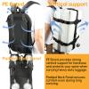 Baggex Store Premium Rugged Backpack Conversion System, Lockable Buckles,Zippered Pockets,Deluxe Padded Backplate Luggage Strap for 22-30 Inch Hardshell Case/Luggage/Suitcase view 4