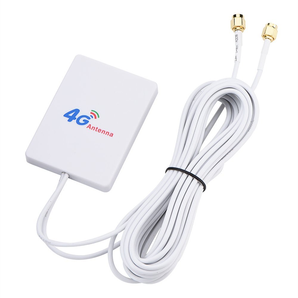 4G/3G LTE Antenna, 28dbi High Gain 4G 3G Network Ethernet Outdoor Amplifier for Router Mobile for E398/E3276/E392(SMA Male)