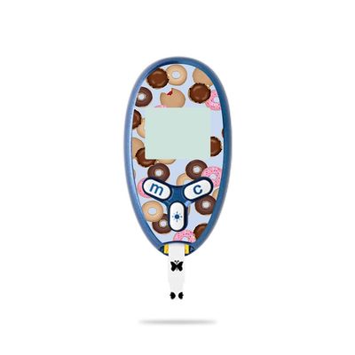 MightySkins Skin Compatible with Abbott Freestyle Lite - Donut Binge | Protective, Durable, and Unique Vinyl Decal wrap Cover | Easy to Apply, Remove, and Change Styles | Made in The USA