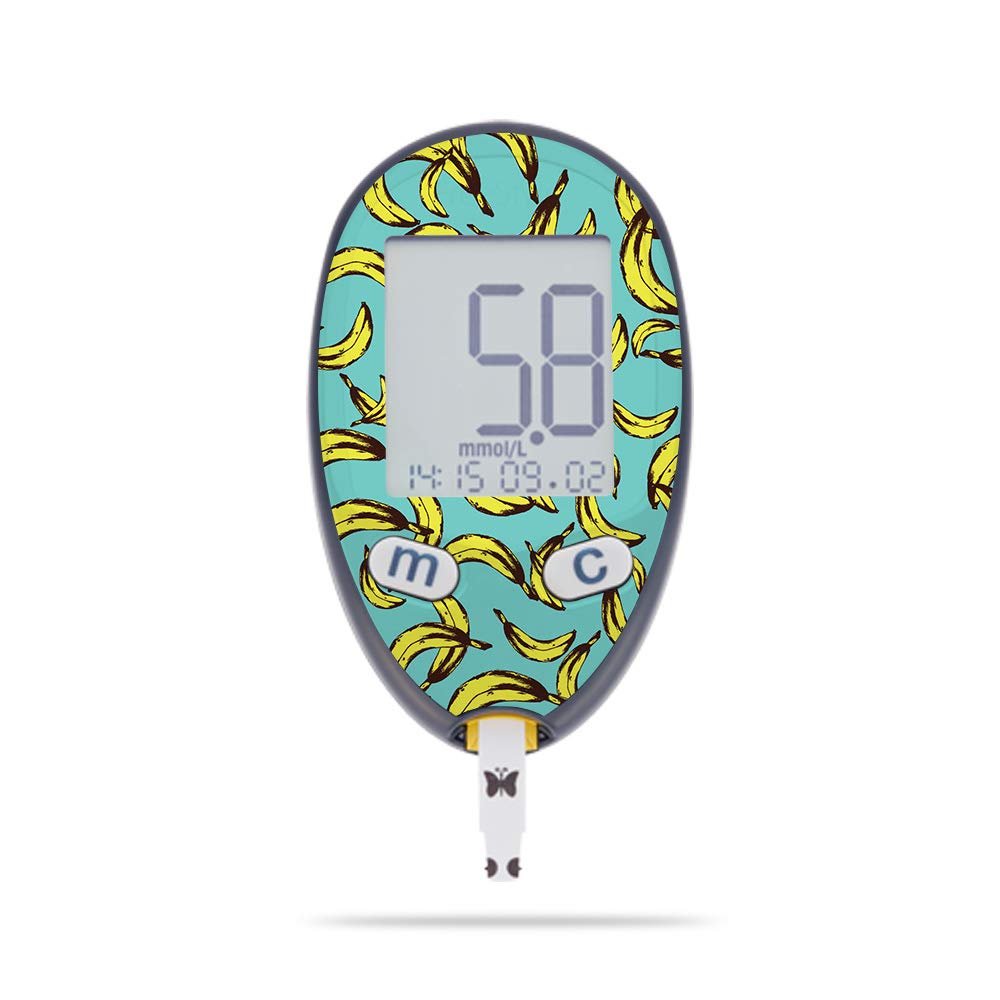 MightySkins Skin Compatible with Abbott Freestyle Freedom Lite - Bananas | Protective, Durable, and Unique Vinyl Decal wrap Cover | Easy to Apply, Remove, and Change Styles | Made in The USA