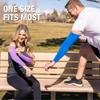 SportsTrail Cooling Arm Sleeves for Men & Women  Breathable, Moisture-Wicking, Sun Protection for Sports, Basketball, Football, Running, Golf, Cycling, Volleyball Arm Sleeves for Women, Men & Youth view 3