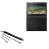 BoxWave Stylus Pen Compatible with Lenovo 500e Chromebook 3rd Gen (11.6 in) - EverTouch Capacitive Stylus, Fiber Tip Capacitive Stylus Pen - Jet Black view 1