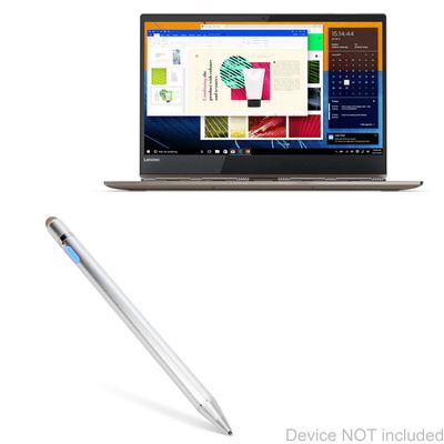 BoxWave Stylus Pen Compatible with Lenovo Yoga 920 (14 in) - AccuPoint Active Stylus, Electronic Stylus with Ultra Fine Tip - Metallic Silver