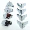 (8) Eight 6 Hole Medium Corner Brace for ATA Flight Case - Chrome Finish view 1