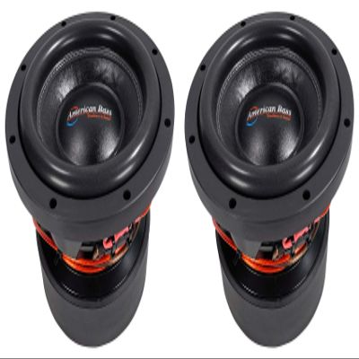 (2) American Bass HD10D2 HD 10" 4000w Competition Car Subwoofers 300 Oz Magnets