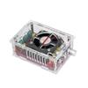Amplifier Board, 2 * 100W Digital Power Audio Amp Amplifier Board High Power Class D Amplifier Board Module with Housing and Fan DC9-34V. view 1