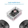 Amplifier Board, 2 * 100W Digital Power Audio Amp Amplifier Board High Power Class D Amplifier Board Module with Housing and Fan DC9-34V. view 2