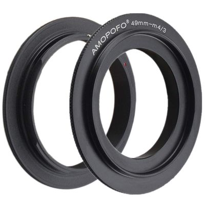 49mm Filter Thread Macro Reverse Mount Adapter Ring,for M4/3 Camera LUMIX GX7 GF6 GH3 G5 GF5 GX1 GF3 G3 Olympus OM-D E-M1 E-M5 E-PL6 E-P5 DSLR Cameras