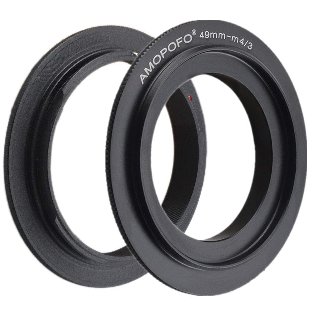 49mm Filter Thread Macro Reverse Mount Adapter Ring,for M4/3 Camera LUMIX GX7 GF6 GH3 G5 GF5 GX1 GF3 G3 Olympus OM-D E-M1 E-M5 E-PL6 E-P5 DSLR Cameras